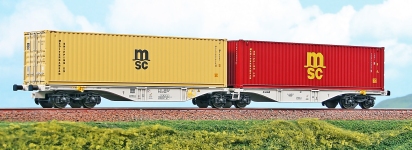 ACME 40363 - H0 - Containertragwagen Sggrs 80 MSC, AAE, Ep. V